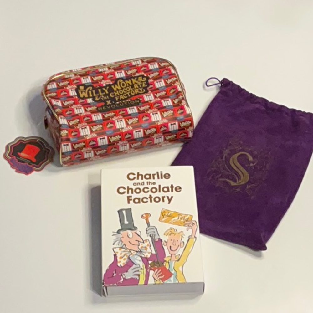 Makeup Revolution and Storybook Cosmetics Willy Wonka Eye Palette Bundle ~ NWT